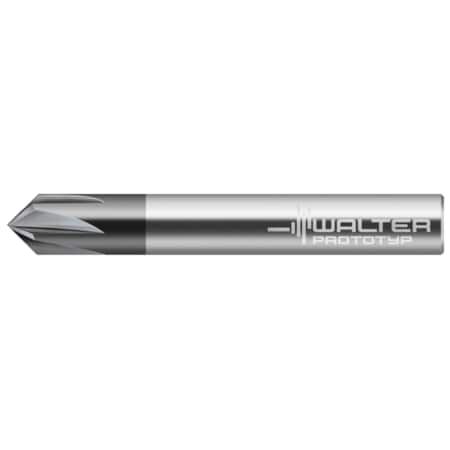 Prototyp Metric 90° solid carbide chamfer mill, MC501-06.0A4L-WJ30TF, 6 mm diam MC501-06.0A4L-WJ30TF